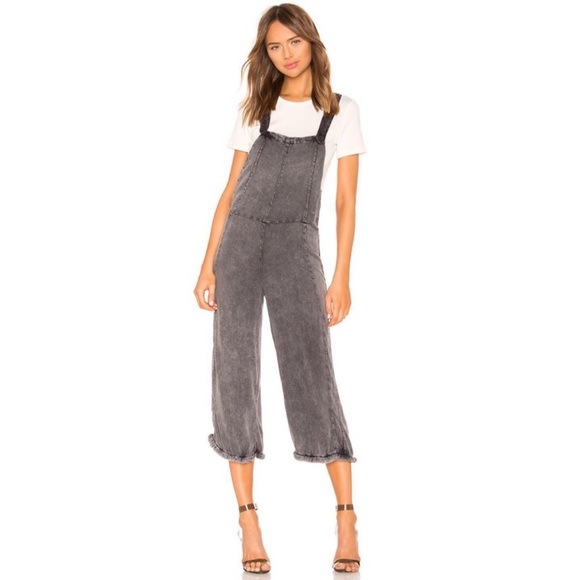 Chaser Pants - Chaser✨Soft Grey Raw Hem Overalls Size Small